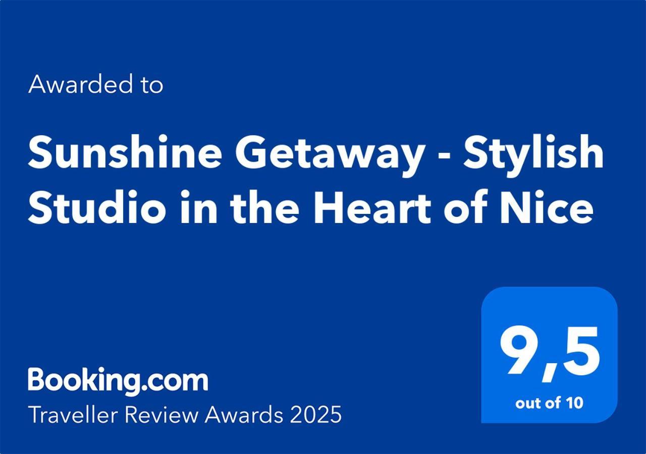 Sunshine Getaway - Stylish Studio In The Heart Of นีซ ภายนอก รูปภาพ